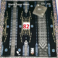 SARUNG ATLAS Super Premium Silver 975 Jacquard Songket Kembang 82
