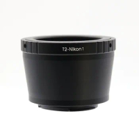 T2 - Nikon 1 mount adapter ring for T2 T (M42x0.75) mount telescope for Nikon 1 mount J / V / S series camera