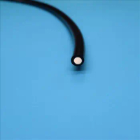 100mX BLACK plastic PMMA end glow fiber optic cable light illumination decoration Inner diameter 5mm free shipping