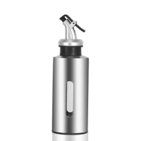 Olive Oil Bottle Vinegar Sauce Holder Dispenser Glass Can Seasoning