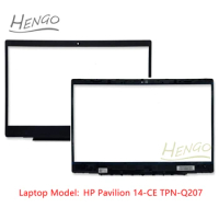 Black Original New For HP Pavilion 14-CE TPN-Q207 Laptop LCD Front Bezel Cover Screen Cover B Cover