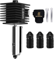 3D Printer 0.4mm Hotend Kit for Bambu Lab A1/A1 Mini Upgrade High-Temperature Hardened Steel Nozzle 