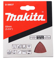 MAKITA 牧田 D-58637 磨切機 三角型 砂紙 木頭 #180 拋光 研磨