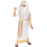 Umorden Ancient Greek Myth Gods King Poseidon Costume for Child Kids Boys Halloween Purim Book Week Fancy Dress