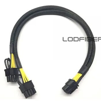 LODFIBER 8+8pin PCI-E VGA Power Supply Cable for Seasonic CORE GX550 50CM