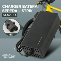 Adaptor Charger Baterai Skuter Sepeda Listrik IEC 54.6V 3A