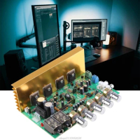 Audio Amplifier Board HIFI Digital Reverb Power Amplifier 100W Audio Preamp Rear Amplification Tone Control Jy12 21 Dropship