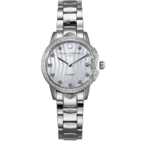 Christian Bernard 伯納錶 海洋明珠巴黎風情鑽錶 -銀/33mm