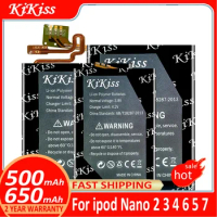 KiKiss Battery for iPod Nano 2 3 4 6 5 7 2G 5G 2nd 3rd 3TH 3Gen 4th 5th 6th 7th Gen 8GB 16GB Nano2 Nano3 Nano4 Nano5 Nano7