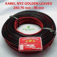 Kabel Listrik NYZ Golden Leaves 2x0.75 mm Merah Hitam 90 Meter SNI