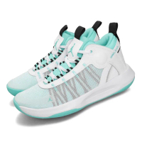 【NIKE 耐吉】籃球鞋 Jordan Jumpman 2020 PF 男鞋 白 蒂芬妮綠 緩衝 運動鞋(BQ3448-103)