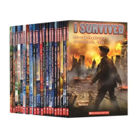 [COD] [Tiktok]21 Books/Set I Survived English Reading Books Disaster History Survival Novel Escape G