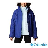 Columbia 哥倫比亞 女款-防水透氣三合一外套-靛藍 UWR09190KF/GF