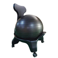 Balance Ball Chair Exercise Fitness Stability Yoga Ball High-Quality Ergonomic Chair for Home and Office Desk with Air Pump