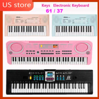 61 Keys Black Digital Electronic Keyboard Electronic piano Kids Gift Musical Instrument Musical keyboard professional Synthesiz