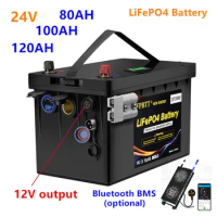 24V LiFePO4 battery 80AH 100AH 120AH 24v 80ah 100ah 120ah lifepo4 battery 24v lithium battery Iron phosphate battery