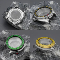 Men's Watch Case Fit SPB185/187 Diver Watch Seiko NH35 NH36 Automatic Movement 200M Waterproof Sapphire Crystal Watch Repair Par