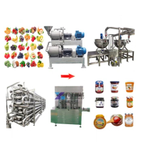 Jam Making Machine Apple Peach Plum Berry Jam Making Production Processing Line Food Beverage Factory Baby Food Factory Machines