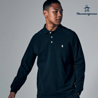 Munsingwear 企鵝牌 男款黑色日本製經典復刻簡約純棉POLO衫 MGSP2B01