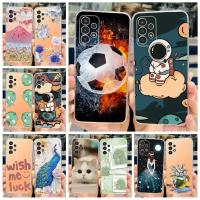 La19-For Samsung Galaxy A32 A52 A72 5G Case Stylish Painted Phone Case For Samsung A72 A 32 52 Galax