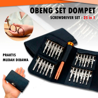 25 In 1 Set Obeng Dompet – Obeng Multifungsi Obeng Reparasi Screwdriver Set Mini Repair Perkakas Obe