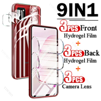 9in1 Hydrogel Film for Samsung Galaxy Note10 Lite Fingerprint Screen Protectors for Samsung Note10+ 5G Note 10 Plus Camera Lens
