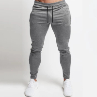 Daily Wear Men's Joggers Sweatpants Casual Slim Fit Trousers Ideal for Outdoor Activities Grey Black Red Dark Blue