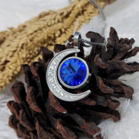 Kalung KK Liforce Blue Sapphire Moon Crystal made in usa original 100% II