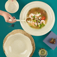 玉石仿瓷大號湯盆餐廳飯店裝飯大碗密胺塑料酒店湯碗商用酸菜魚碗