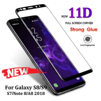 on the glass for samsung galaxy s8 plus s9 s7 edge glass phone screen protector for samsung note 8 9 tempered protective film