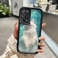 Casing Hp untuk OPPO A74 A95 F19 F19s Case pola anjing Casing HP lembut Kesing pelindung silikon bar