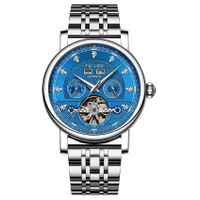 TEVISE Live Hot Selling Functional Mechanical Watch Automatic Mechanical Watch Mens Business Leather