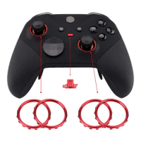 EXtremeRate Matte Rings Accessories for Xbox One Replacement Parts Profile Switch Buttons for Xbox One Elite Series 2 controller