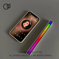 2025 Sound Pickup Ambient Light Computer RGB Colorful Music Sound Sensor Light Car Rhythm Light Gami