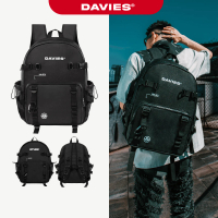 Balo đi học nam nữ màu đen Canvas Tactical Backpack local brand Davies