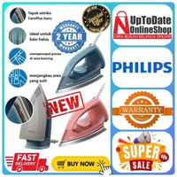 SETRIKA PHILIPS HD1175 HD-1175 HD 1175 PREMIUM CERAMIC TEFLON COATING DRY IRON SETRIKA LISTRIK PHILI