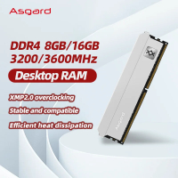 หน่วยความจำ RAM Asgard ddr4 ddr4 8gb 16GBx2 32GB 3200MHz 3600MHZ ram ddr4 ซีรีส์ Feryr ฮีทซิงค์โลหะส