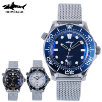 Heimdallr Mens Diver Watches Men Automatic Watch Titanium Mechanical Wristwatch 200M Waterproof Luminous NH35 Chronograph Bezel