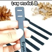 JATACC Zipper Puller Custom Nama KULIT ASLI 100% Garansi Bahan Kulit Sapi Asli 100% Kepala Zipper /