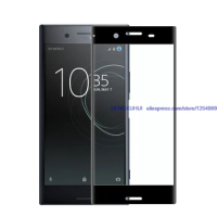Glass Film For Sony Xperia XZ Premium ,XZS 3D Edge Carbon Fiber and 9H Tempered Glass Full coverage Full Glued Protective