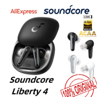 Soundcore Liberty 4 TWS True Wireless Earbuds with ACAA 3.0,LDAC Hi-Res , Noise Cancelling Earbuds, Heart rate sensor A3953