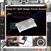 Dual 45 degree Split Image Focus Focusing Screen for Nikon D100 F80 Kodak 14N PR124
