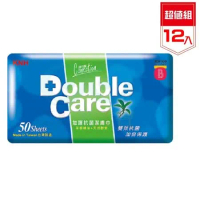 KNH 康乃馨 Double Care 抗菌濕巾 50片 12包入