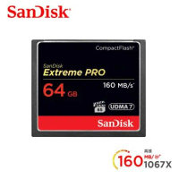 SanDisk Extreme Pro CF 64GB 記憶卡 160MB/S (公司貨)