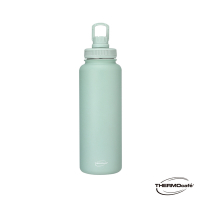 【THERMOcafe 凱菲】彈蓋直飲真空保溫瓶1200ml-抹茶那提(TCSB-1200-LG)