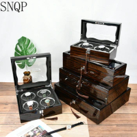 Watch Boxes Storage Organizer Box High Grade Piano Paint Baking Luxury Wooden Watch Box Display Collection Case Customized Logo