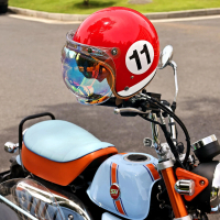 Half Face Helmet 3/4 Retro Style 3C Safety Certified Warm Lining Lightweight Daily Ride Ramadan Gift