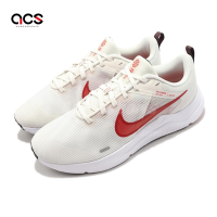 Nike 慢跑鞋 Wmns Downshifter 12 女鞋 米白 紅 透氣 緩震 環保材質 運動鞋 DD9294-004