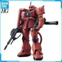 In Stock Original BANDAI GUNDAM HG 1/144 MS-06S ZAKU II GUNDAM Model Assembled Robot Anime Figure Action Figures Toys