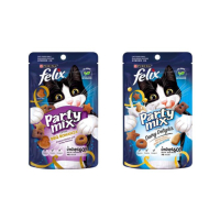 Felix菲力貓Party Mix貓脆餅 60g x 32入組(購買第二件贈送寵物零食x1包)